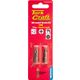 Pozi 2 X 25mm Insert Bit Torsion Tin Coated 2pce Pz2